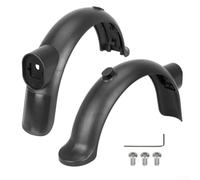 ZiStarlilife Parafango posteriore per Xiaomi 4 Pro Scooter Elettrico Splashproof Protezione Pneumatico Plastica ABS Nero 342MM (parafango+gancio+viti)