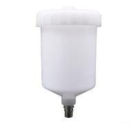 ZiStarlilife Per SATA Connettore Spray Jet Paint Spruzzatore Plastica HVLP Vernice Cup Pot, Facile Installazione, Pratico, Bianco, 18,7 X 10,2 Cm, Strumento di verniciatura automobilistico