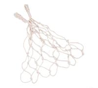 ZiStarlilife Porta carta igienica in corda di cotone intrecciata a mano, supporto da parete, organizer per riviste macramè, organizer da bagno, con dettagli in legno naturale Essentials (beige)