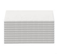 ZiStarlilife Ricambio in cotone ignifugo per bracieri da tavolo, 25 pezzi, 119,8 x 5,6 cm, spugna con nucleo in lana resistente al calore, con pinzette, prolunga il tempo di combustione per giardino