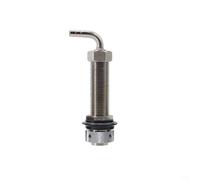 ZiStarlilife Rubinetto a gomito per birra, in acciaio inox 304, per installazione casalinga, include dado posteriore da 1/4 Barb, kit completo adatto per rubinetto frigorifero Kegerator da 55 mm, 75