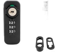 ZiStarlilife Serratura meccanica a combinazione con chiave di backup e indicatore rosso verde per la sicurezza della porta dell'ufficio del cassetto degli archivi (E)