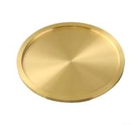 ZiStarlilife Set di 6 sottobicchieri rotondi per bevande, in metallo, per tè, caffè, tazze, bicchieri, per casa, ristorante, ufficio, tavolo, protezione, 10 cm (1 pezzo)