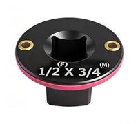 ZiStarlilife Set di adattatori a basso profilo per bussole IMPACT, 4 riduttori a cricchetto in acciaio trattato termicamente da 1/4 a 3/8 3/8 a 1/2 1/2 a 3/4 3/4 a 1 pollici, presa sicura per confined