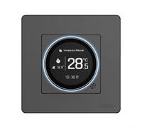 ZiStarlilife Smart Knob Termostato Controller con schermo a luminosità regolabile, supporto riscaldamento multi-sistema e calibrazione della temperatura, compatibile con Tuya e per MOES Star Ring