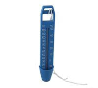 ZiStarlilife Termometro galleggiante per piscina, doppia scala Fahrenheit Celsius, tester della temperatura dell'acqua per piscine, spa, vasche idromassaggio e stagni, indicatore blu di facile lettura