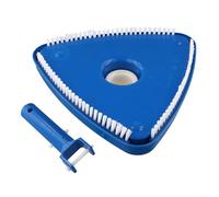 ZiStarlilife Testa triangolare per la pulizia della piscina, spazzola professionale per la pulizia della piscina, per piscine sotterranee spa, piscina di acqua salata con fondo ponderato