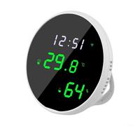 ZiStarlilife Tuya Smart Sensore di temperatura e umidità con display LCD retroilluminato, alimentazione USB, dati in tempo reale e controllo app per il monitoraggio del comfort domestico interno