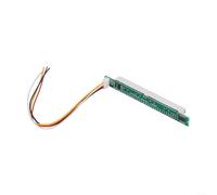 ZiStarlilife VU Meter 32 LED Analizzatore Display Audio, Indicatore di Livello Suono Musica Bar Array con Modalità AGC e Regolazione Luminosità, 7V-12V Per Stereo Fai Da Te per Progetti SPECTRUM