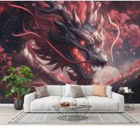 ZISTRCBAO Carta Da Parati Panoramica Creature Fantastiche 300x210cm