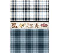 Zita`s Creative Carta di riso A3 - Baby Boy, motivo: seta di paglia, carta per decoupage