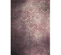 Zita`s Creative Carta di riso A4 Antique draperie, Bordeaux, motivo seta di paglia, carta per decoupage