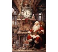 Zita´s Creative Carta di riso A4 - Santa's Room. Motivo seta di paglia, carta per decoupage