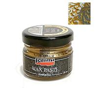 Zita's Creative Pasta di Cera Metallizzata 20 ml - Oro. Metallo Colore, Colore Acrilico, per bricolage