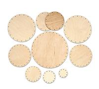 Zita's Creative - Set di cestini Rotondi, Grandi per canne d'India da 2 mm e 3 mm, Intrecciati, Cestino in Vimini, Canna d'india, Materiale Intrecciato, Rattan