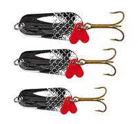 Zite Fishing Kit di Esche Artificiali da Pesca Spinning - Visto che Predatori come Luccio Pesce Persico Trota - Argento 16-34g