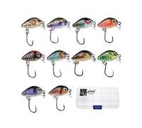 Zite Fishing | Mini esche artificiali per la pesca alla trota, confezione da 10 pezzi, 3 cm, 1,5 g