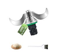 ZITFRI Coltello per pasta per Bimby TM5 TM6 TM7, lama per pasta compatibile Bimby TM5 TM6 TM7 antiaderente per impastare Facile, protegge il motore, in acciaio inossidabile alimentare