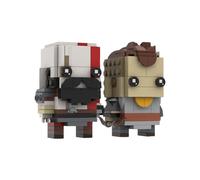 ZITIANYOUBUILD 2-in-1 Kratos + Atreus Mitologico Personaggio del Film 269 Pezzi MOC Build per Età 18+