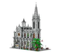 ZITIANYOUBUILD Cattedrale modulare Cattedrale Epica con finestre in vetro colorato, 22007 pezzi MOC per età 18+