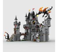 ZITIANYOUBUILD Cavalieri medievali Castello Modello Costruzione Giocattoli Set Modular Building 2003 Pezzi MOC per Età 18+