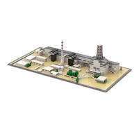 ZITIANYOUBUILD Chernobyl - Set di giocattoli per l'architettura delle centrali elettriche, 1488 pezzi, MOC, per bambini dai 18 anni in su