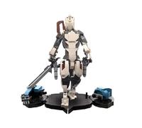ZITIANYOUBUILD MOC Build - Robot Mecha Warrior con espositore, 555 pezzi, per bambini dai 18 anni in su