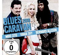 Mike Zito, Vanja Sky & Bernard Allison Blues Caravan 2018 (CD) Album with DVD