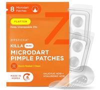 ZitSticka Killa Microdart - Cerotti per brufoli per viso, con microdarts ad azione rapida, per brufoli profondi e precoci con acido salicilico, mini 8 pezzi