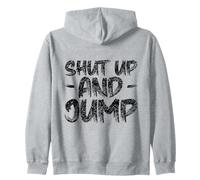 Zitto e Salta Hobby Bungee Jumping Jumper Felpa con Cappuccio