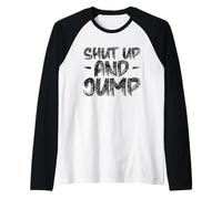 Zitto e Salta Hobby Bungee Jumping Jumper Maglia con Maniche Raglan