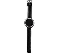 ZITTO Orologio DIVA EDITION edizione diva NERO glitter elegante donna ragazza mini Led Touch Silicone impermeabile Donna 36 mm + omaggio confezione glitterata argento + portachiave con paillettes