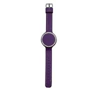 ZITTO Orologio DIVA EDITION edizione diva VIOLA glitter elegante donna ragazza mini Led Touch Silicone impermeabile Donna 36 mm + omaggio confezione glitterata argento + portachiave con paillettes