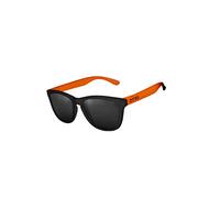 Zitto Ujay Pro occhiali da sole polarizzati uomo donna colorazione matt black in 10 combinazioni di colore UV400 (Arancio)