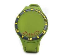 Zitto Watch Active Orologio in silicone quadrante led - Waterproof (Mimetic Green, Grande(44 mm diam. cassa))