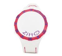 Zitto Watch Active Orologio in silicone quadrante led - Waterproof (Pearl White, Grande(44 mm diam. cassa))
