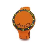 Zitto Watch Active Orologio in silicone quadrante led - Waterproof (Reef Orange, Piccolo (36 mm diam cassa))