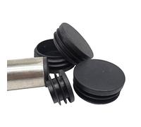 ZIUBMVDYC 16 pezzi Tappi interni rotondi in plastica for tappi terminali in acciaio di chiusura in lega antiscivolo Coprigambe for sedie da scala Cuscinetti protezione for mobili(60mm)