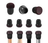 ZIUBMVDYC 8 pezzi Protezioni for gambe di sedie con spessi cuscinetti in feltro Coprigambe for mobili in silicone Tazze for proteggere i tappi dei piedi del tavolo(Diameter 14 19mm)