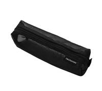 ZIUBMVDYC Astuccio per cancelleria, Astuccio da 4 pezzi in rete trasparente 20 cm x 6 multicolore(Black (4))