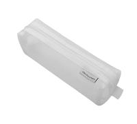 ZIUBMVDYC Astuccio per cancelleria, Astuccio da 4 pezzi in rete trasparente 20 cm x 6 multicolore(White (4))