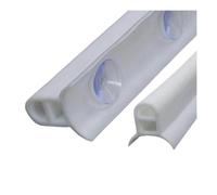 ZIUBMVDYC Barriera per Doccia, Guarnizione Pieghevole for Pavimenti for Ambienti umidi con Ventose for un'efficace ritenzione dell'Acqua e Una separazione Asciutto-Umido(170cm(68in))