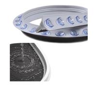 ZIUBMVDYC Barriera per Doccia, Tappo for Acqua Doccia Pieghevole con Ventose - Paraspruzzi Rimovibile for Bagno e Cucina(130cm(51in))