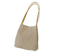 ZIUBMVDYC Borsa di paglia, Versatile borsa a tracolla semplice e casual da donna, nuova, primavera ed estate