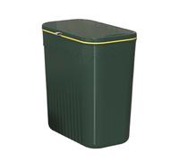 ZIUBMVDYC Cestino dei rifiuti, 1 pz pattumiera da cucina con coperchio, contenitore parete for rifiuti(Green)