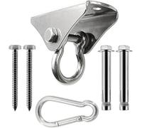 ZIUBMVDYC Ganci per amache Resistenti, 1 Set di Base con Piastra Fissa portante Gancio oscillante for Sedia da Boxe Sacco Sabbia