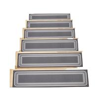 ZIUBMVDYC Gradini Antiscivolo, Gradini Antiscivolo autoadesivi for gradini Interni Multicolore 76x20 cm Confezione da 6 o 9(Gery,76x20cm 6piece)