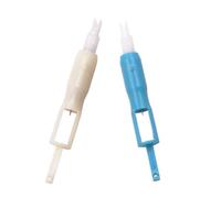 ZIUBMVDYC Infila-Aghi, Infila-ago for Macchina da Cucire Automatica 10 Pezzi Blu Bianco(Blue)