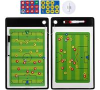 ZIUBMVDYC Lavagna Tattica per Allenatori, Tavoletta Portatile | Kit Versatile for Lavagna portablocco | for Allenamento di Calcio | for tattiche