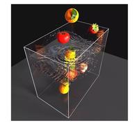ZIUBMVDYC Lavandino acrilico da esposizione, Vassoio fotografico in acrilico trasparente da 5 mm/0,2 pollici for gioielli sospesi, pubblicità, illuminazione video a 360°(40x35x10cm/15.7x13.8x3.9in)
